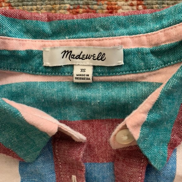 Madewell Shirtdress in Flagstaff Stripe - Picture 2 of 3